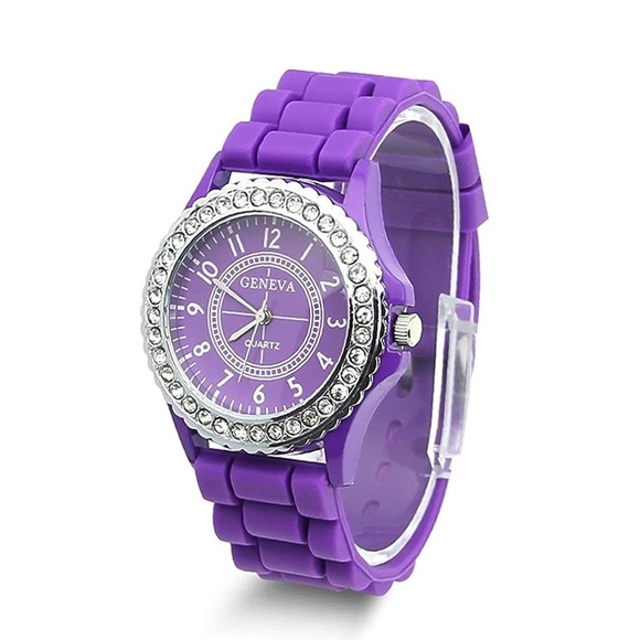 Geneva Accessories - Purple watch